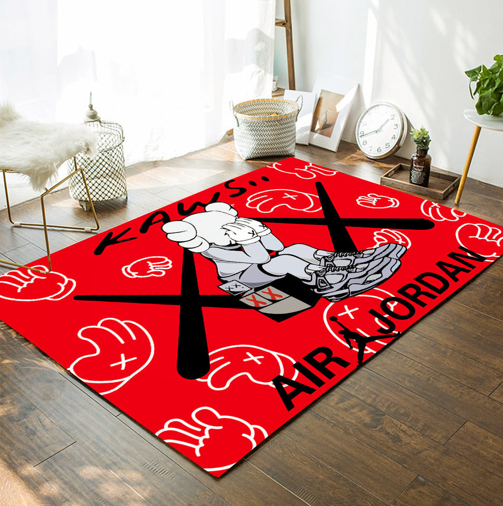 Classic Cartoon Print Carpet