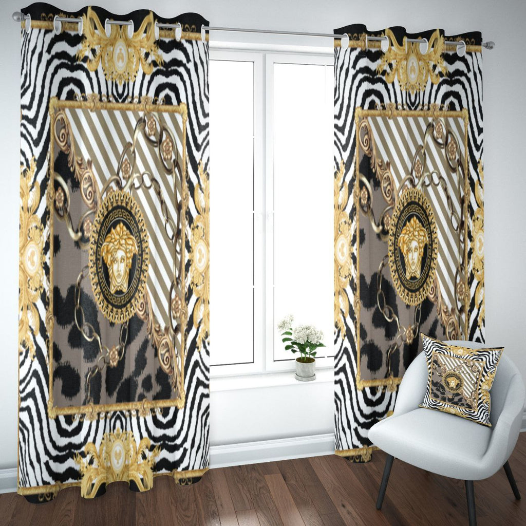 Versace Printed Curtains Set