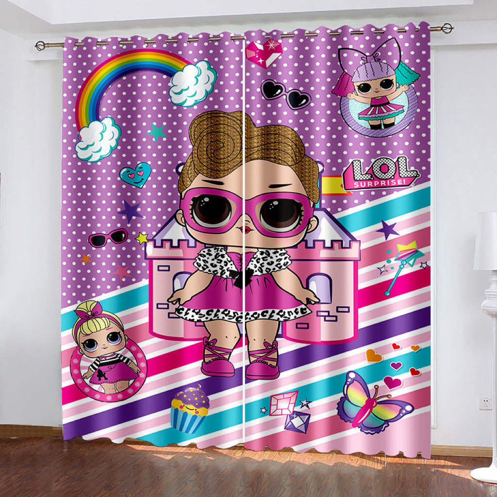 Kids Room Cartoon Curtain