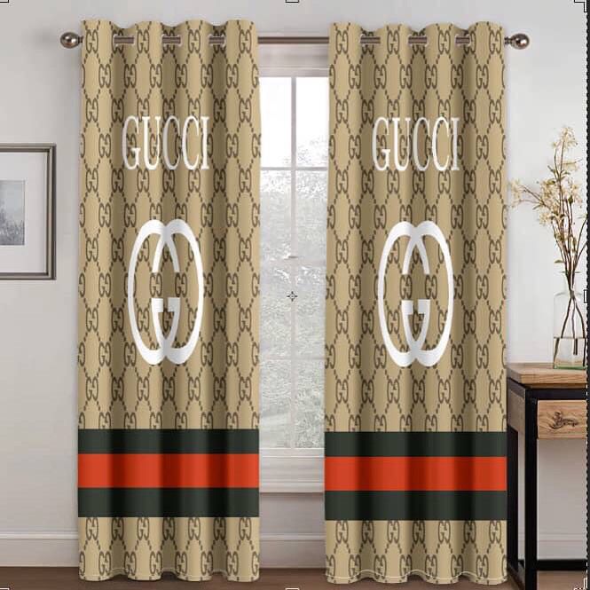 Classic Printed Curtains Set