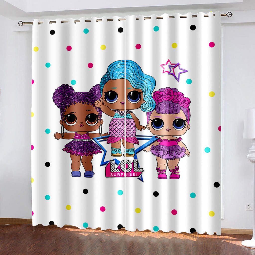 Kids Room Cartoon Curtain