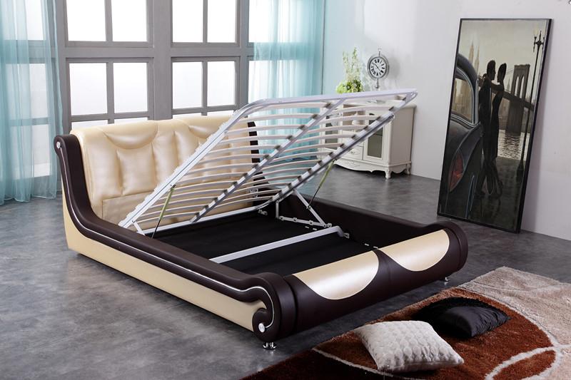 leather bed