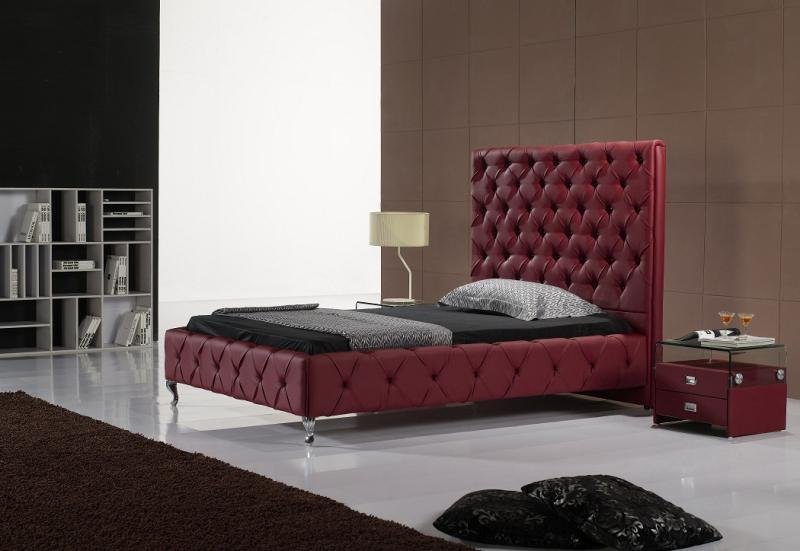 Leather Bed