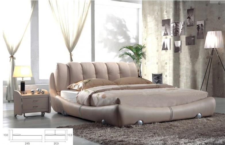 Leather Bed