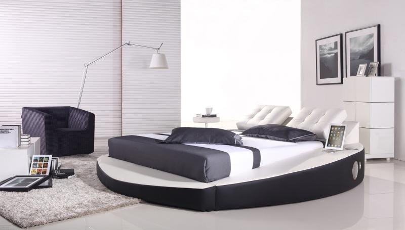 Leather Bed-Bluetooth/Speaker