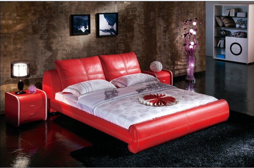 Leather Bed