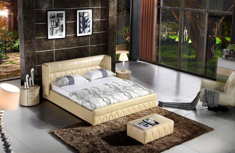 Leather Bed