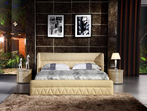 Leather Bed