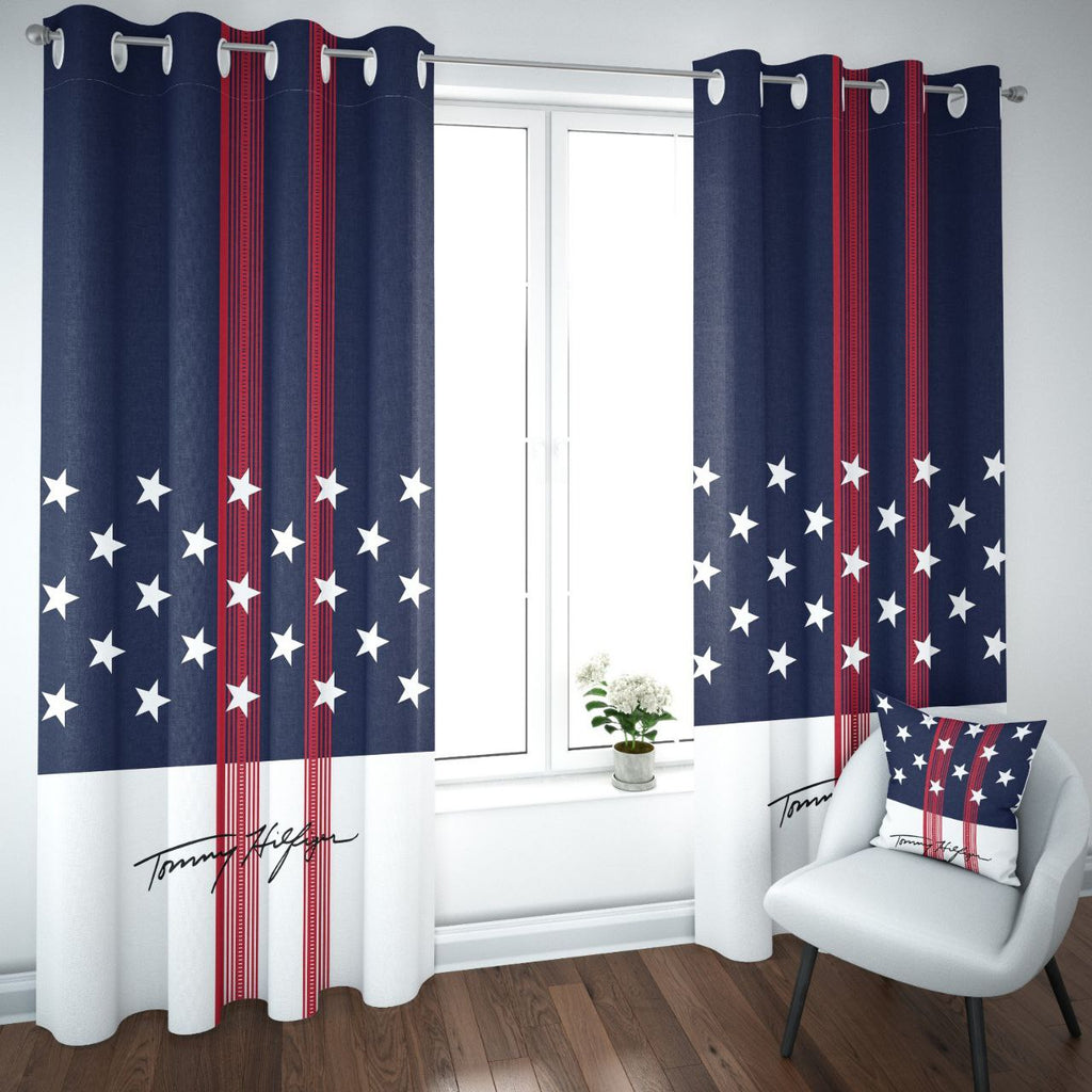 Classic Printed Curtains Set