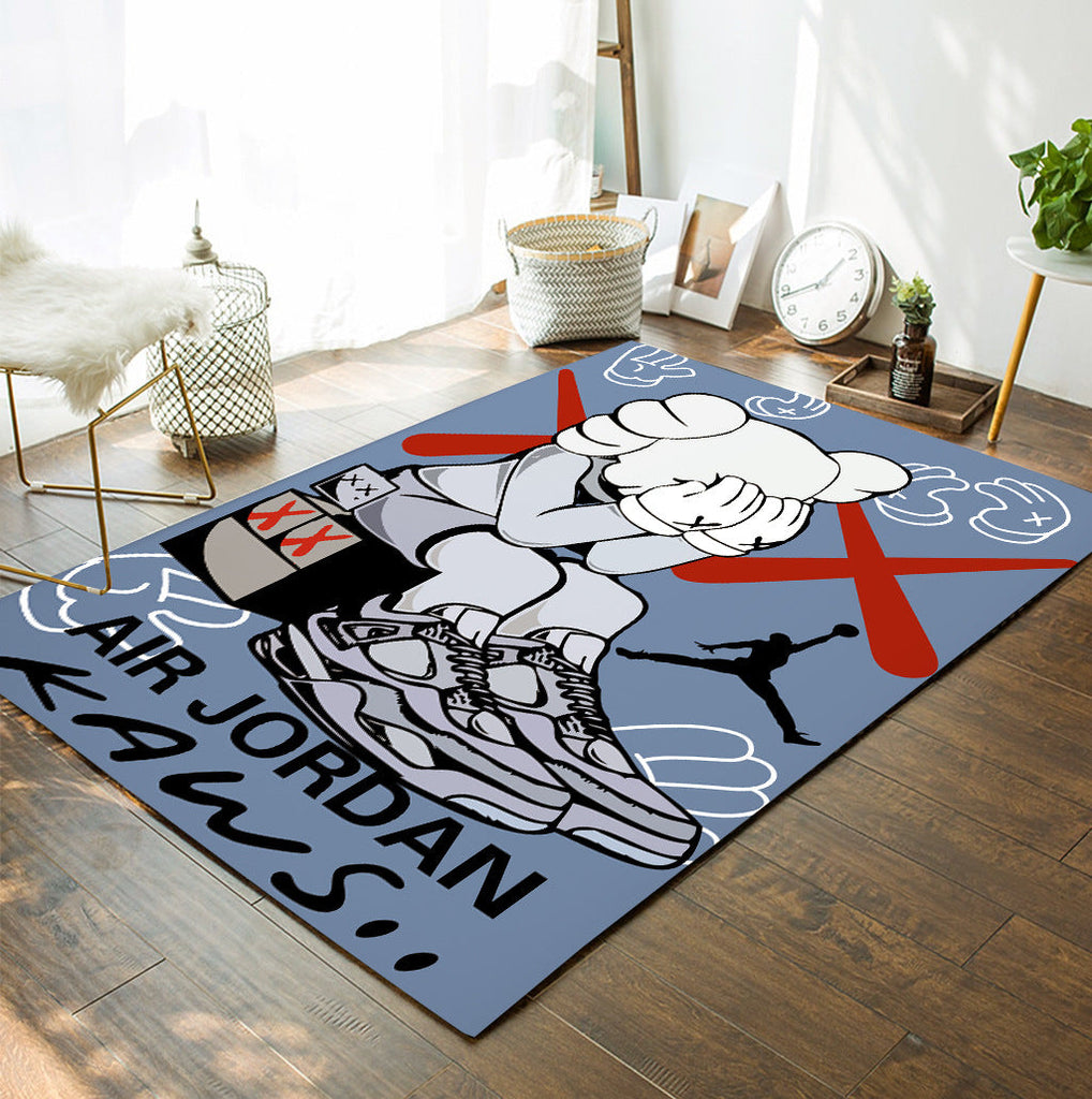 Classic Cartoon Print Carpet