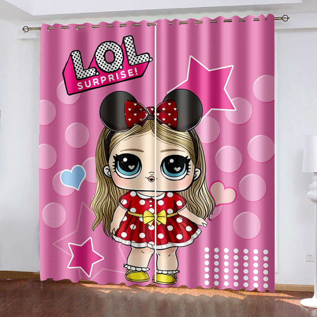 Kids Room Cartoon Curtain