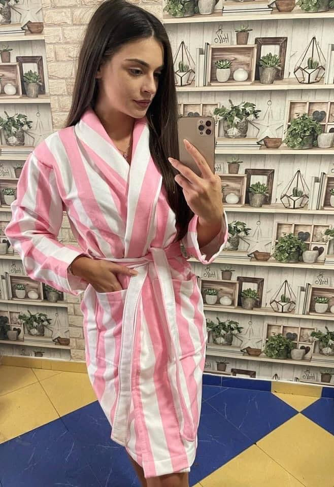 Ladies Pink  Bathrobes