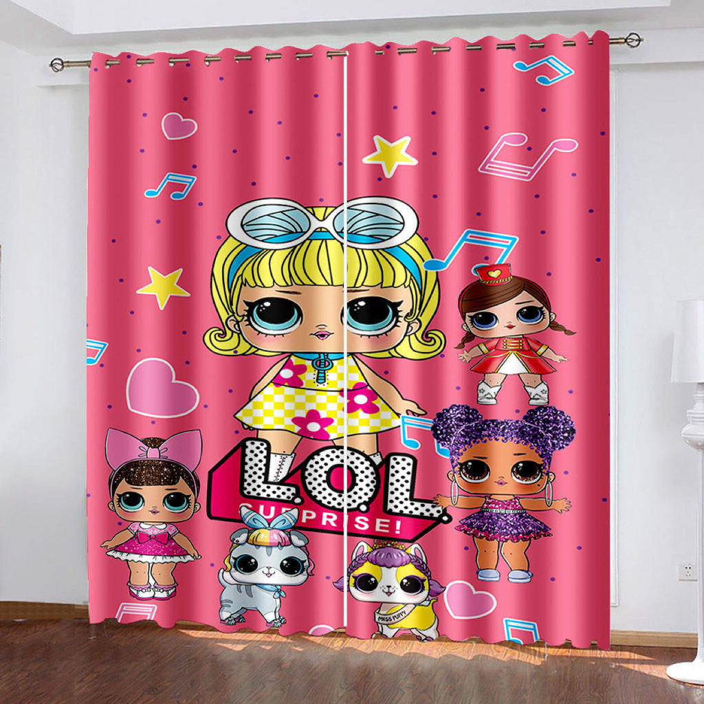 Kids Room Cartoon Curtain