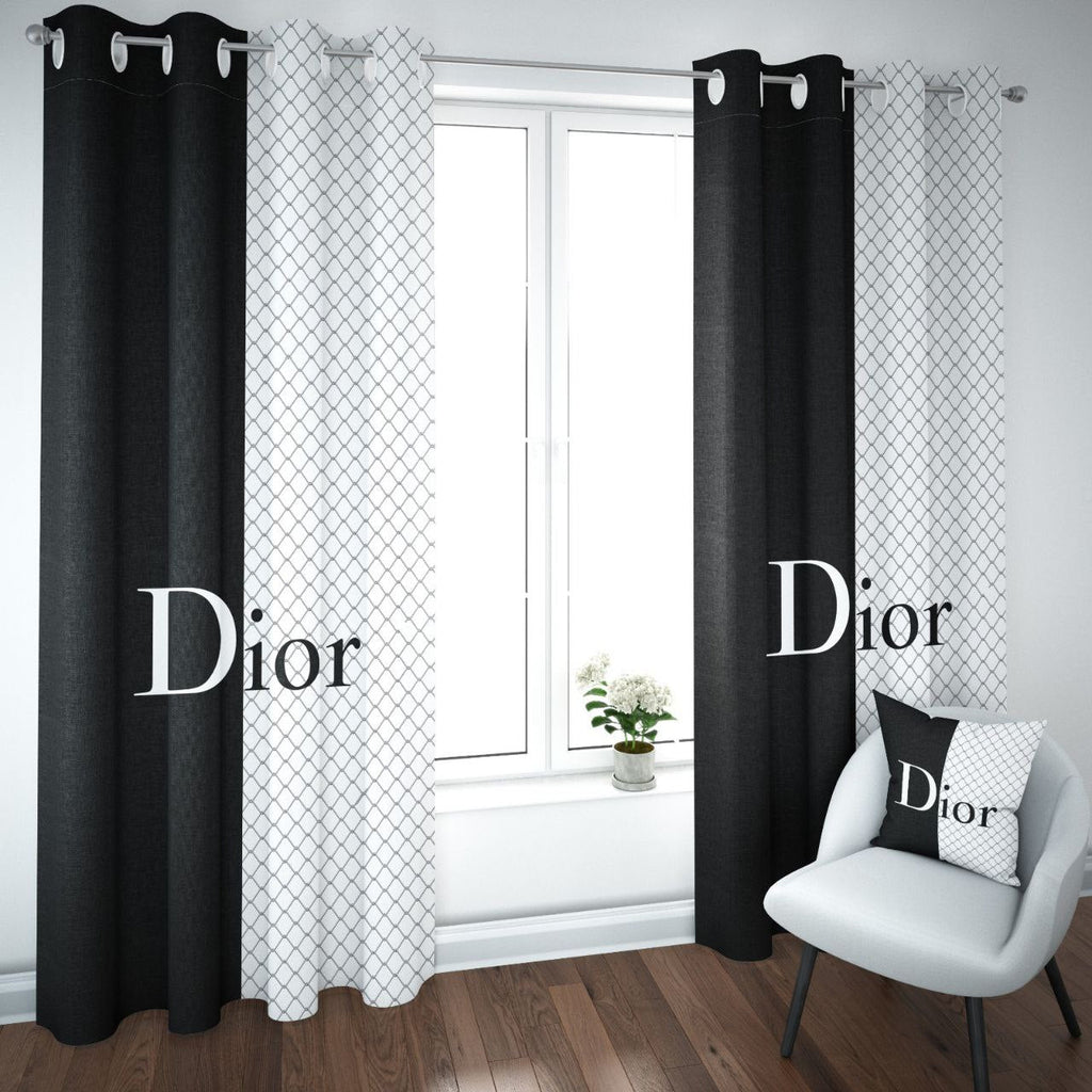 Dior Printed Curtains Set