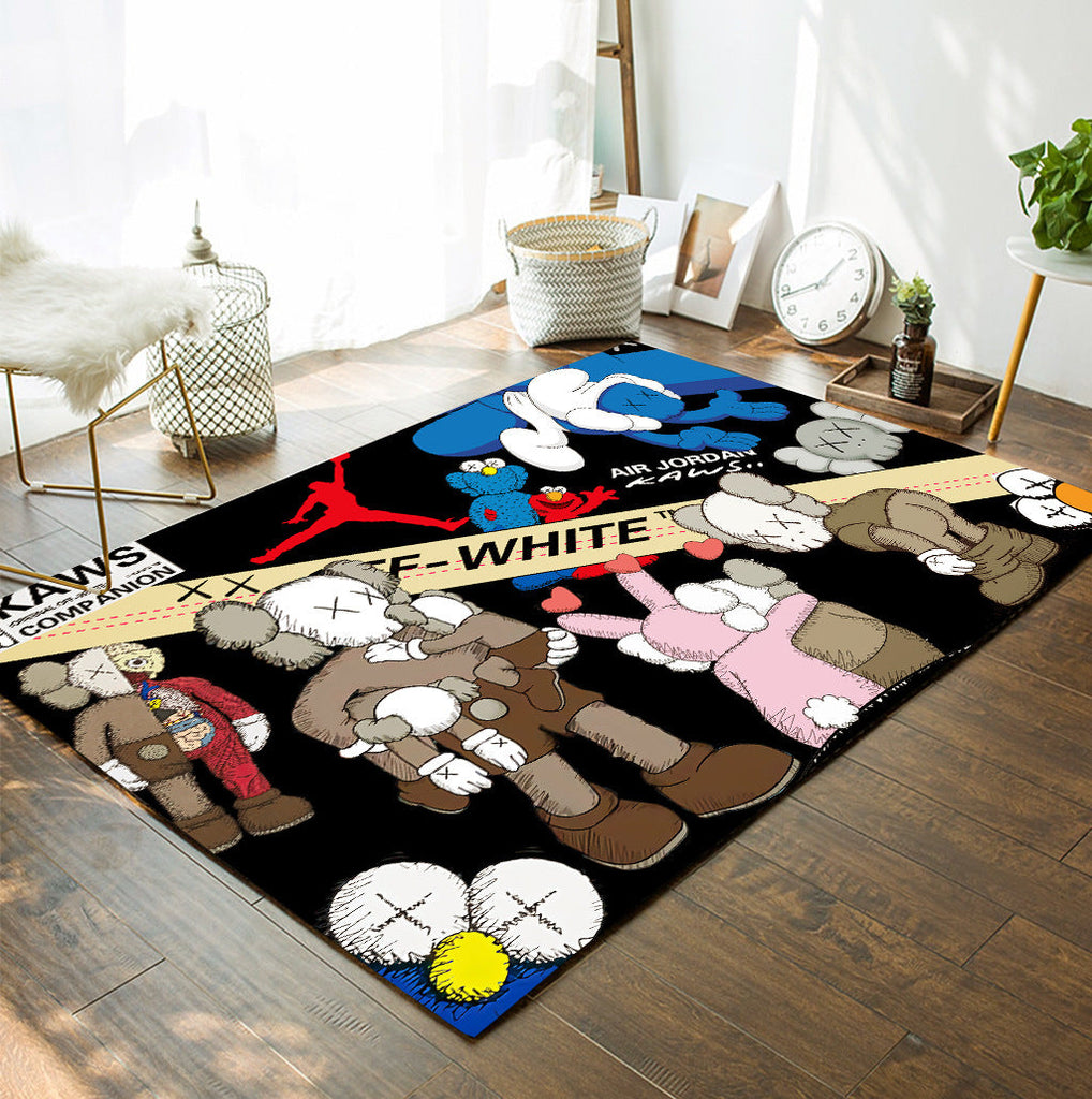 Classic Cartoon Print Carpet