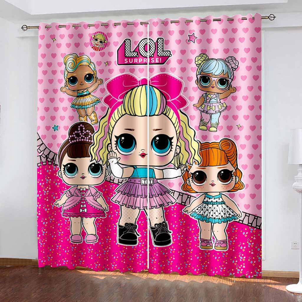 Kids Room Cartoon Curtain