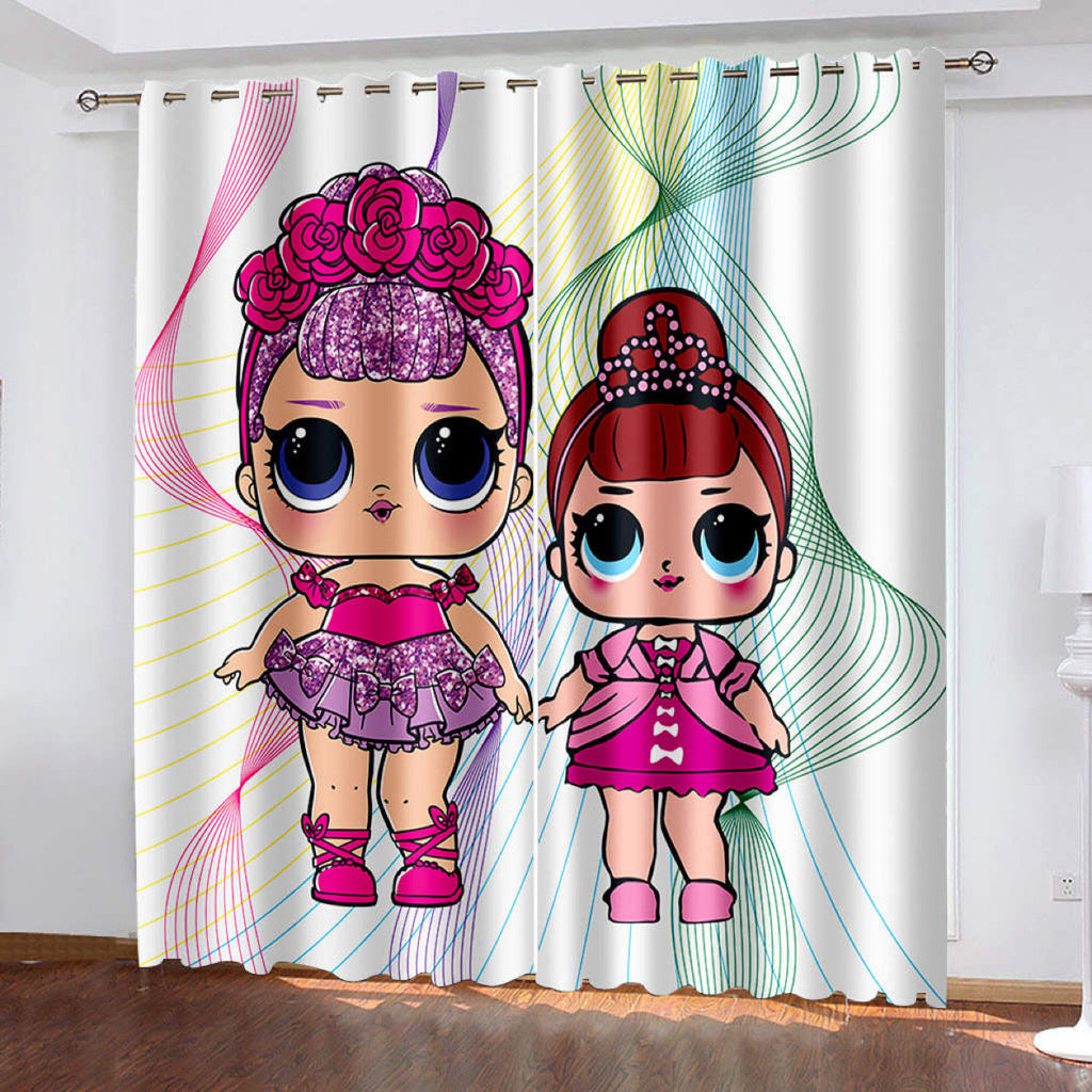 Kids Room Cartoon Curtain