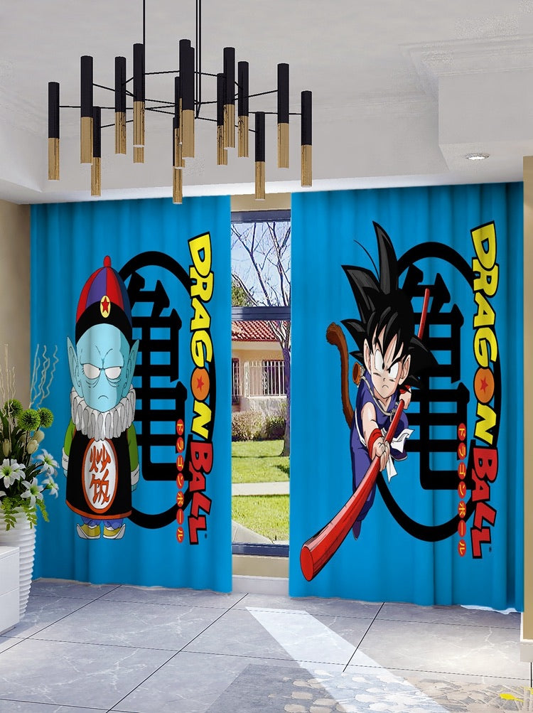 3D Cartoon Curtain - Kids Rooms Curtain.