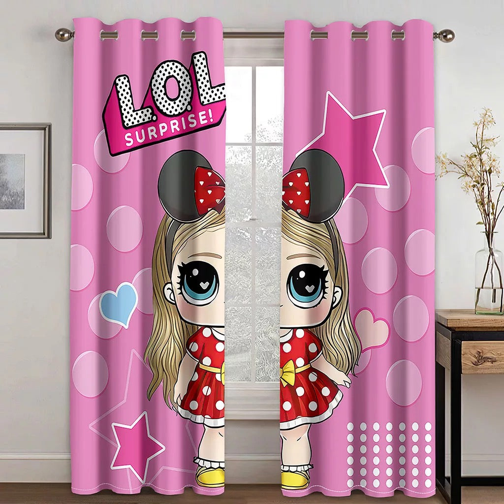 Kids Room Cartoon Curtain