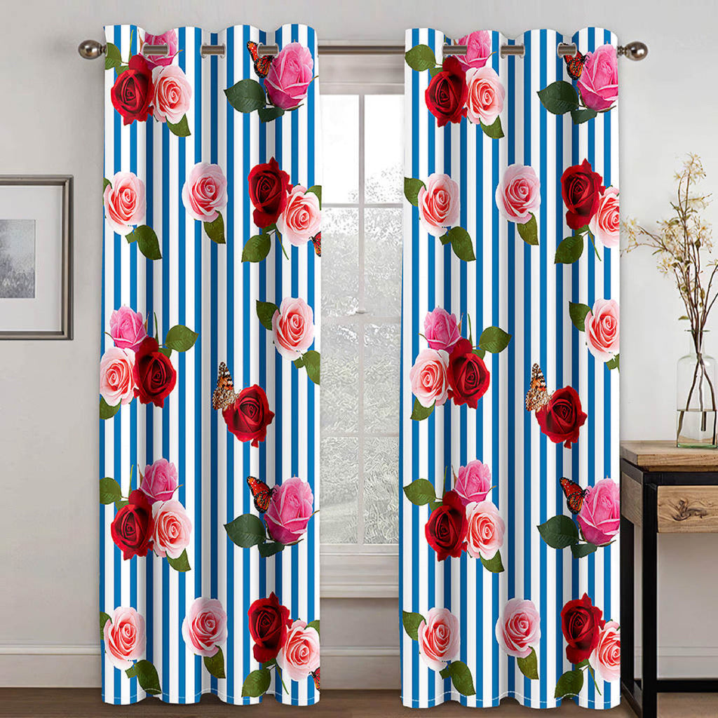 Flower Printed Curtain