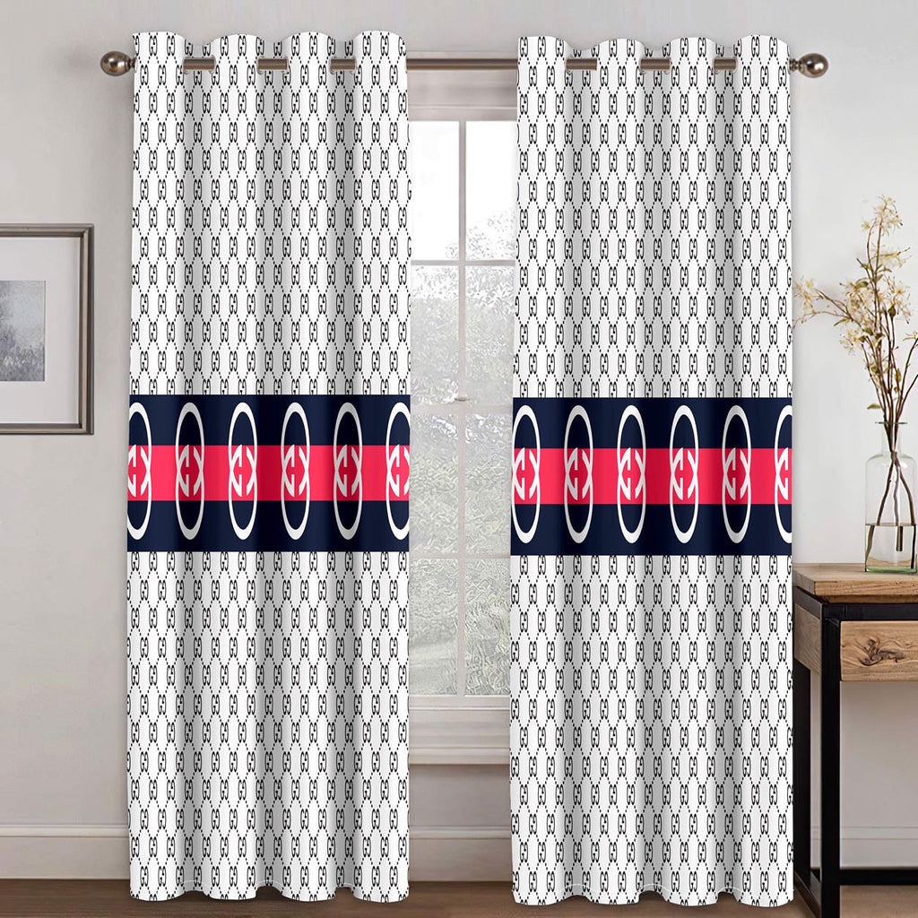 Classic Printed Curtains Set