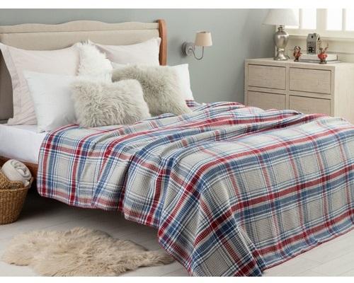 Plaid Cotton Blanket