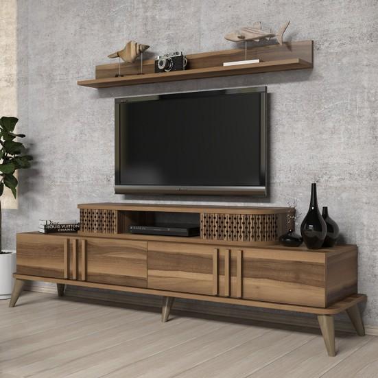 Tv Unit - Walnut