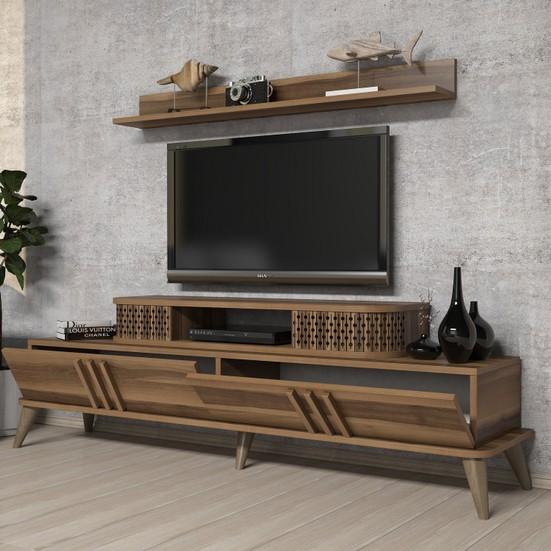 Tv Unit - Walnut